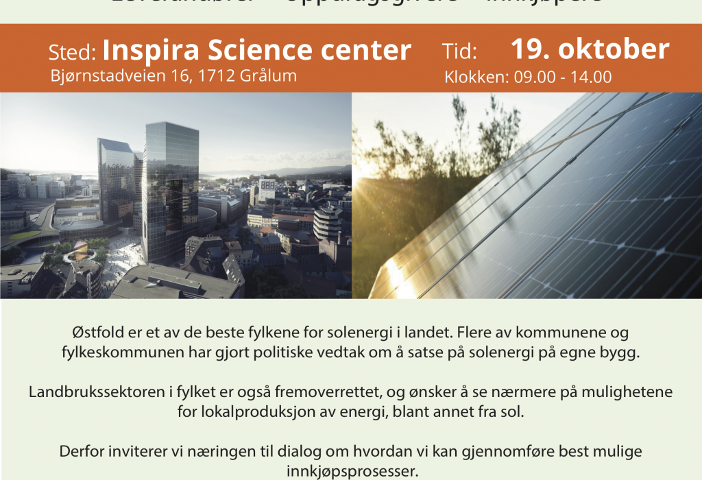 Velkommen til markedskonferanse om solenergi i solfylket Østfold