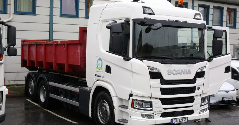 Biogass-lastebil til utlån