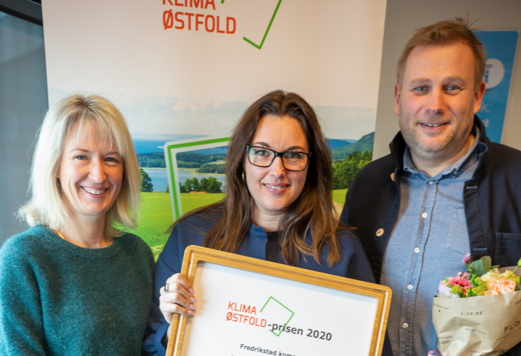 Fredrikstad kommune tildelt Klima Østfold-prisen 2020