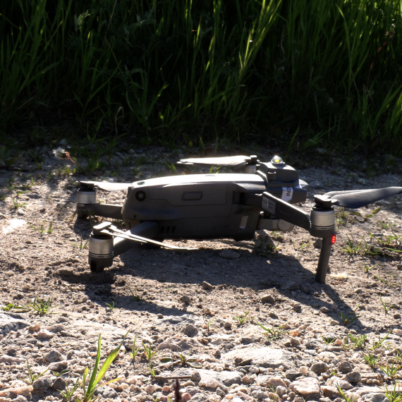 Redder dyreliv med bruk av drone