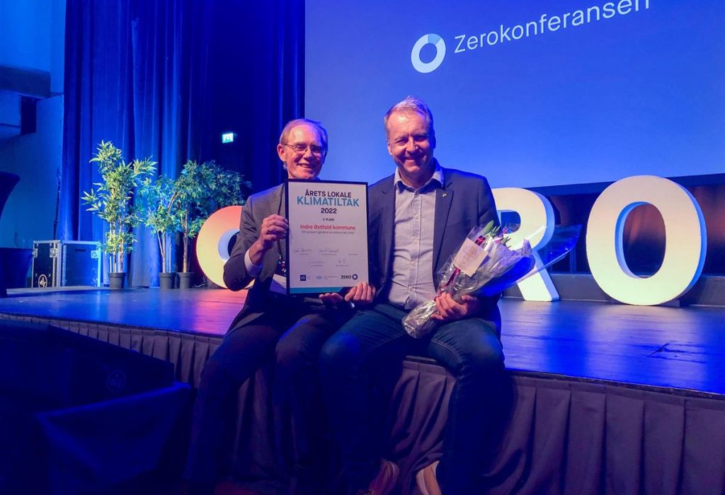 Indre Østfold vant 3. plass for prisen Årets lokale klimatiltak